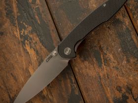 Складной нож CJRB Centros, сталь D2, рукоять G10, Black