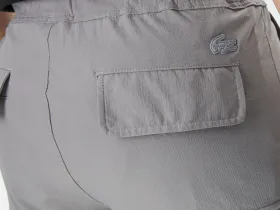 Мужские шорты Lacoste из смеси хлопка и льна