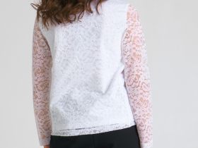 Джемпер ажурный трикотажный для девочек