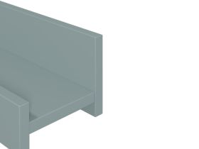Полка Лиа 60x12 Серо-зеленый