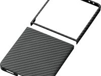 Чехол uBear Supreme Case для Galaxy Z Flip7, кевлар черный