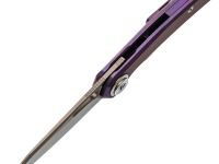 Складной нож Dr.Tech D4281P, сталь M390, рукоять TC4, фиолетовый
