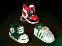 JK8201 Конструктор Молодежная белая кроссовка