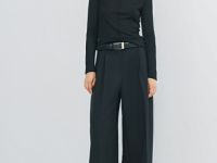 Лонгслив с шерстью, Черный