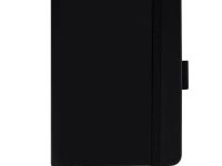 Скетчбук Гамма "Студия" А6 100 л 110 г, черный, твердая обложка, на резинке, слоновая кость