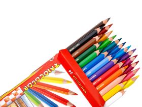 Набор карандашей цветных Koh-I-Noor "Triocolor" 24 цв трехгранные