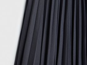 Плиссированная юбка миди A-силуэта, Серый