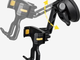 Кронштейн для сматфона Topeak OMNI CARMOUNT автомобильный TC1031 (черный)