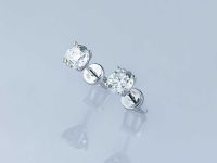 Пусеты из белого золота э4712пс03220893