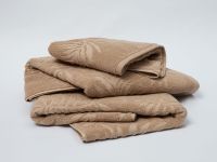 Полотенце махровое Тропико/Tropico, бежевое