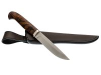 Туристический нож Финка, сталь M390, рукоять айронвуд