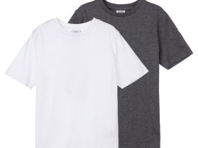 Фуфайка трикотажная для мальчиков (футболка), 2 шт в комплекте