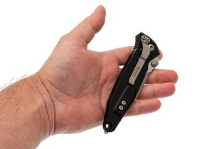 Складной нож Microtech Socom Elite 160-10, сталь M390, рукоять черный алюминий