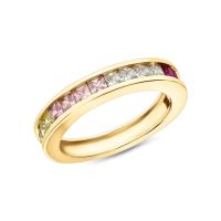 Серебряное кольцо с фианитами