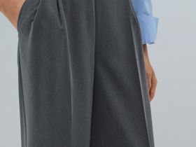 Широкие брюки, Серый