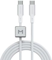 Кабель Magssory Dice C, USB-C, 2.4м, 240Вт белый