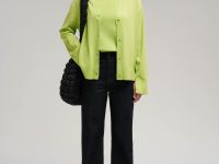 Вязаная майка прилегающего кроя с хлопком