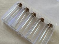 Набор баночек для хранения nuance., d = 2,2 ? 8 см, 5 шт, в контейнере, 16,3 ? 9 ? 2,4 см