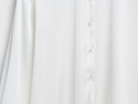 Блузка из сатина, Белый