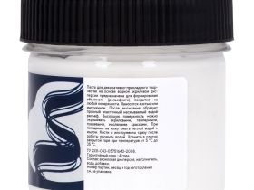 Паста акриловая художественная рельефная Декола тонкая 100 мл