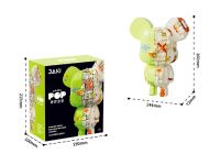 JK6250-3 Конструктор Bearbrick: Laser Green