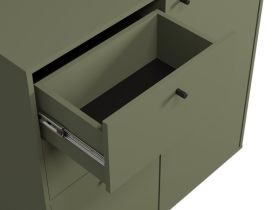 Обувница подвесная Сайрис 98x99 Оливковый