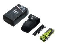 Мультитул Stinger 107 х 19 мм, 19 функций, сталь 440A/420A, салатовый корпус, нейлоновый чехол