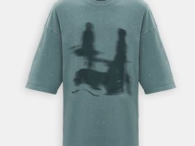 Футболка из хлопка с принтом