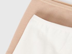 Трусы-бразилиана, 2 шт., Бежевый