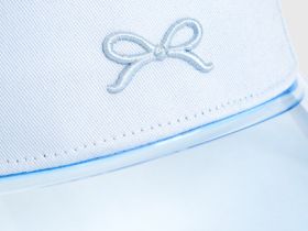 Козырёк на липучке для девочек, Голубой