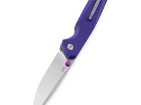 Складной нож Bestechman Velix, сталь 14C28N, рукоять G10, фиолетовый
