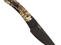 Складной нож Kizer Momo Russian Pattern, сталь Nitro-V, рукоять G10 c принтом
