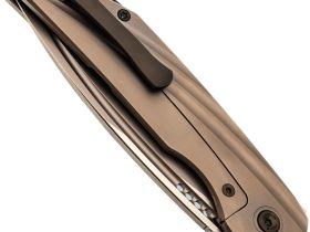 Складной нож TUOTOWN RT-Stinger Stonewash, сталь T14N, рукоять Grey Ti