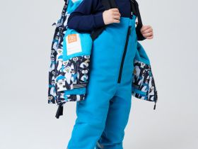 Комплект текстильный с полиуретановым покрытием для мальчиков: куртка, полукомбинезон