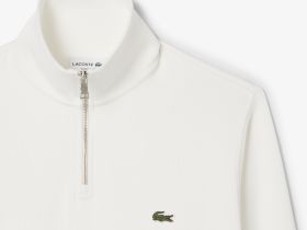 Мужская толстовка Lacoste на молнии с высоким воротом