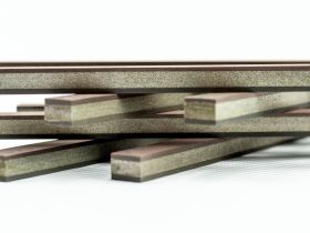 Узкий алмазный Брусок для заточки ножей 200х15х10, зерно 100/80-80/63