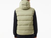 Мужской утеплённый жилет Lacoste с капюшоном