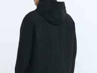 Куртка с накладными карманами, Черный