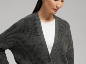 Свободный кардиган из хлопка