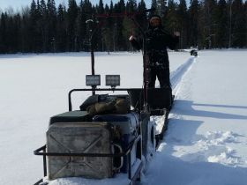 Мотобуксировщик MOTODOG 500 (20 л.с. передний привод)