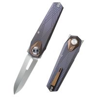 Складной нож Remette Infinite Power, сталь M390, рукоять титан, цвет фиолетовый