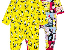 Комбинезон детский трикотажный для девочек, 2 шт в комплекте