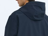 Ветровка с капюшоном, Синий