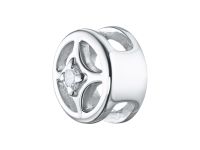 Подвеска из белого золота с бриллиантом э4001пд07210127