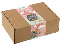 Набор канцелярских принадлежностей подарочный MESHU "Sweety", 20 предметов