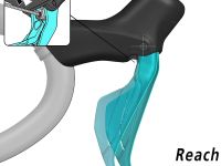 Электрогидравлические шоссейные пистолеты Shimano Di2 105 ST-7170 с тормозами BR-7170 (2х12) (черный правый)