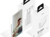 Сетевое зарядное устройство uBear Bridge 2xUSB-C, 65Вт белый