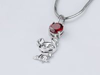 Подвеска из серебра с гранатом э0606пд07200452
