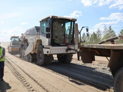 Четырехполосный участок автодороги «Умнас» сдадут этой осенью