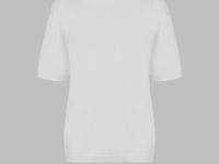 Легкий джемпер полуприлегающего кроя с коротким ру